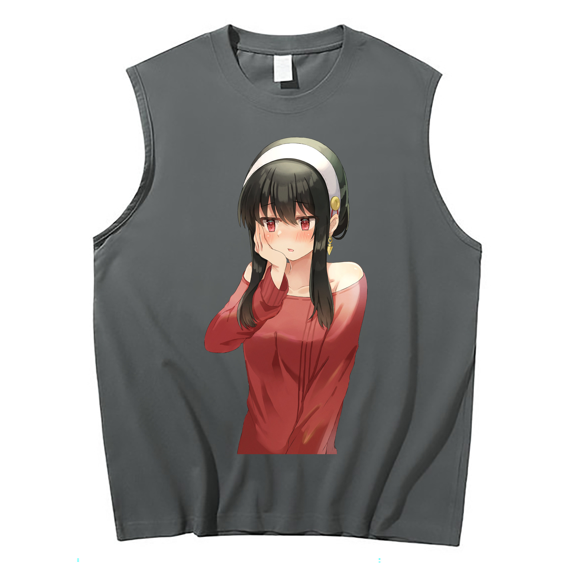 （画像用） SPY×FAMILY间谍家家酒 コットン100％タンクトップ（フロントプリント）